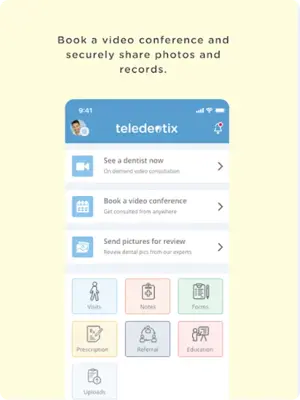 Teledentix Patient android App screenshot 3